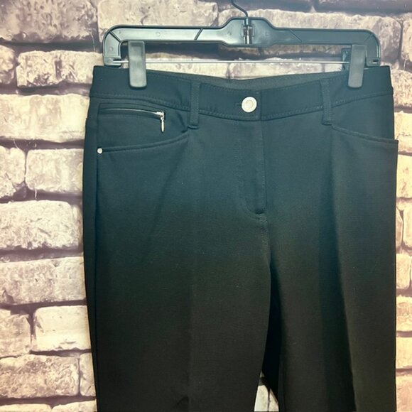 Chico's So Slimming Black Pants Size 6 Short - Picture 2 of 10